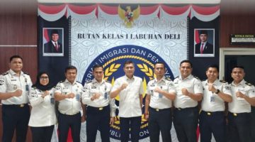 Rutan Kelas 1 Labuhan Deli Terima Kunjungan Kerja Staf Khusus Kemenimipas