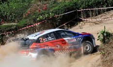 Mobil Terbalik dan Kaca Pecah, Pereli Ini Mampu Bangkit di APRC Sumut.