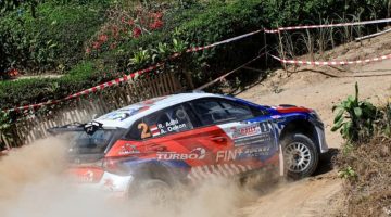 Mobil Terbalik dan Kaca Pecah, Pereli Ini Mampu Bangkit di APRC Sumut.