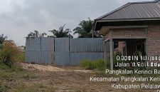 Foto: Gudang diduga salah satu kamuflase dari Gudang penimbunan BBM di Pangkalan Kerinci.