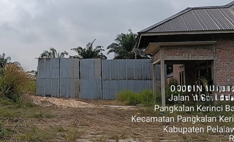 Foto: Gudang diduga salah satu kamuflase dari Gudang penimbunan BBM di Pangkalan Kerinci.