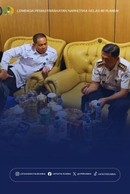 Kalapas Narkotika Rumbai Perkuat Sinergi dengan BNN Kota Pekanbaru