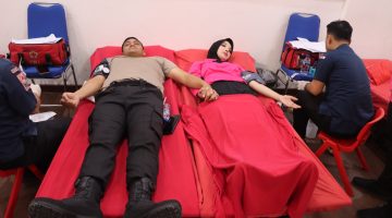 Sambut Hari Jadi Polwan Ke-78 Kapolres Binjai dan Ketua Bhayangkari cabang binjai Donorkan Darah untuk Kemanusiaan