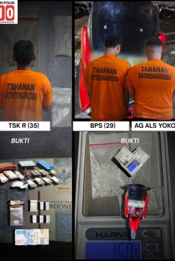 Gerak Cepat Satresnarkoba Polres Binjai, 3 Pelaku Narkoba Diciduk, Sabu dan Ekstasi Diamankan