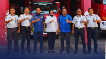 PERKUAT SINERGITAS LAPAS NARKOTIKA RUMBAI JALIN SILATURAHMI DENGAN BPBD DAN DPKP KOTA PEKANBARU