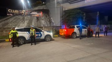 Antisipasi Aksi Balap Liar Premanisme dan Knalpot Brong,Tim UKL Polres Langkat Laksanakan Patroli Malam