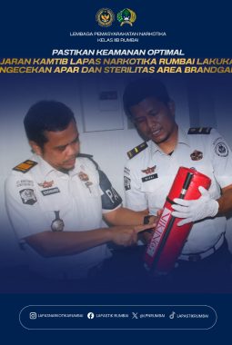 Jajaran Seksi Administrasi Keamanan dan Ketertiban (Kamtib) Lapas Narkotika Kelas IIB Rumbai terus memperketat pengawasan dan mitigasi risiko melalui langkah proaktif di area sekitar fasilitas Lapas.