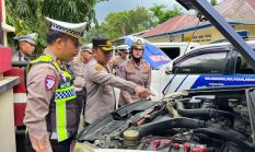 Antisipasi Bencana, Polres Langkat Cek Kesiapan Sarpras Penanganan Bencana Alam