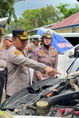 Antisipasi Bencana, Polres Langkat Cek Kesiapan Sarpras Penanganan Bencana Alam