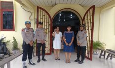 Hadir Menjaga Keamanan Serta Menyapa dengan Kasih, Kapolsek Binjai Dampingi jemaat Ibadah dan Kegiatan Sosial di Gereja