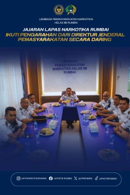 Jajaran Lembaga Pemasyarakatan Narkotika Kelas IIB Rumbai
