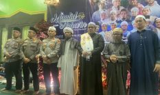KAPOLRES BINJAI HADIRI MAULID ARBA’IN DI MASJID AS-SYAKIRIN, AJAK MASYARAKAT JAGA KAMTIBMAS