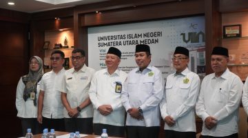 KANWIL DJP SUMUT I DAN UINSU MEDAN RESMI JALIN KERJA SAMA PERPAJAKAN DAN PENGEMBANGAN TAX CENTER