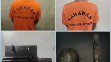 Kapolres Binjai Tegaskan Komitmen Berantas Curat, Dua Terduga Pelaku Diciduk Polsek Binjai Timur