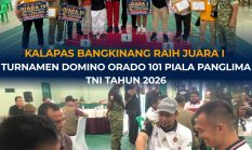 KALAPAS BANGKINANG RAIH JUARA I TURNAMEN DOMINO ORADO 101 PIALA PANGLIMA TNI TAHUN 2026