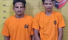 Dua Terduga Pelaku Curanmor Ditangkap Polsek Binjai Kota, Kapolres Tegaskan Komitmen Berantas 3C