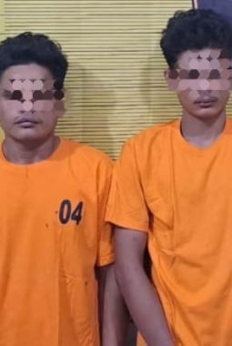 Dua Terduga Pelaku Curanmor Ditangkap Polsek Binjai Kota, Kapolres Tegaskan Komitmen Berantas 3C