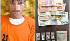 8 Paket Sabu 4,67 Gram Diamankan, Satresnarkoba Polres Binjai Tangkap Terduga Pengedar di Binjai Barat