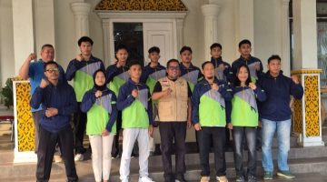 Bupati Pelalawan Lepas Siswa dan Siswi SMKN 1 Berlaga di Kejurprov Tinju Amatir Elite 2026