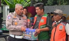 Semarak HUT Lalu Lintas Bhayangkara ke-71, Ditlantas Polda Riau Gelar Baksos Bersama Ojol, Jukir dan Petugas Kebersihan