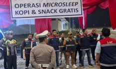 Kanit PJR Tol Permai Pimpin Operasi Micro Sleep, Ingatkan Pengendara Utamakan Keselamatan