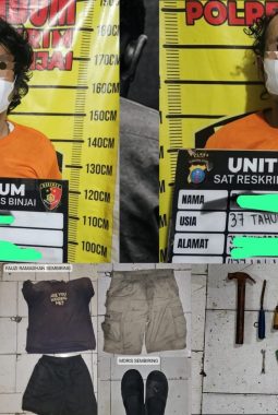 Gerak Cepat Satreskrim Polres Binjai, Dua Terduga Pelaku Curat Toko Rp157 Juta Dibekuk
