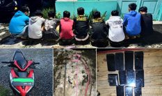 Tim Libas Polres Binjai Gagalkan Rencana Tawuran, 9 Remaja Diamankan Bersama Senjata Tajam