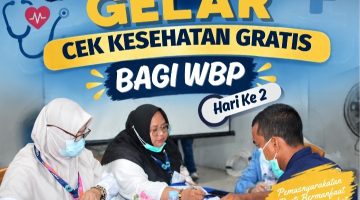 Lapas Narkotika Rumbai Sediakan Cek Kesehatan Gratis dan Skrining TBC untuk Warga Binaan