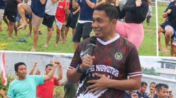 TINGKATKAN KEBUGARAN DAN SEMANGAT KEBERSAMAAN LAPAS NARKOTIKA RUMBAI GELAR SENAM SEHAT BERSAMA