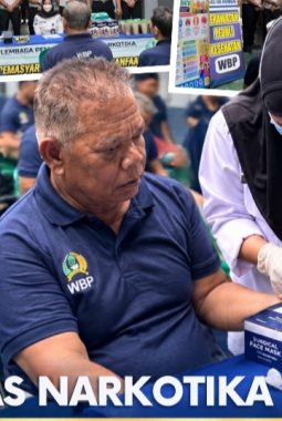 Lembaga Pemasyarakatan Narkotika Kelas IIB Rumbai menggelar kegiatan Pos Pelayanan Terpadu (Posyandu) bagi Warga Binaan