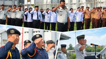 KOBARKAN SEMANGAT PATRIOTISME LAPAS NARKOTIKA RUMBAI GELAR UPACARA PERINGATAN HARI SUMPAH PEMUDA KE-98