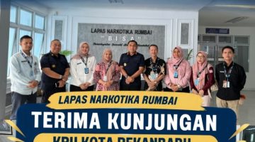 Lapas Narkotika Rumbai Terima Kunjungan KPU Kota Pekanbaru, Perkuat Sinergi Kelembagaan